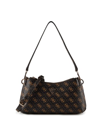 Guess Noelle Schultertasche 27 cm in brown logo