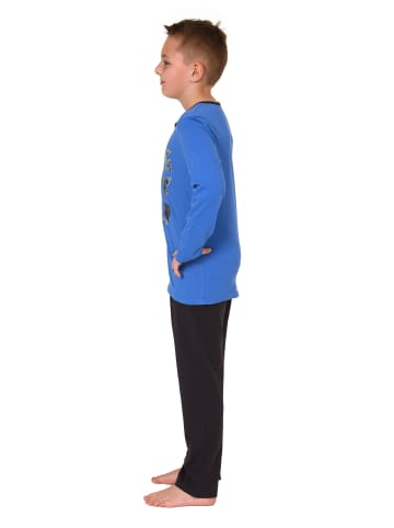 NORMANN Pyjama langarm und - 74124 in blau