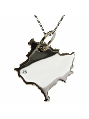 Schmuckador Halskette 50cm Kosovo in silber