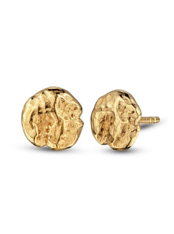 KUZZOI Ohrringe 925 Sterling Silber in Gold