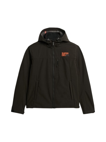 Superdry Kapuzenjacke „Hooded Soft Trekker“ Schwarz