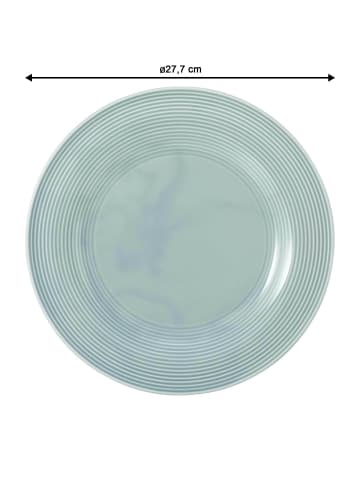 6er Set Speiseteller Beat Color Glaze in Arktisblau ø 27,7 cm