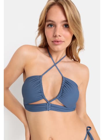 LSCN BY LASCANA Bandeau-Bikini-Top in rauchblau