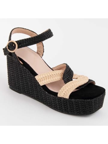 Montevita Sandalen Keilsandalen Salia11 in Schwarz