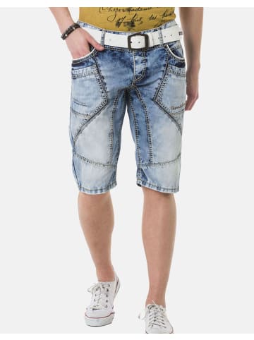 Cipo & Baxx Capri-Shorts in BLUE