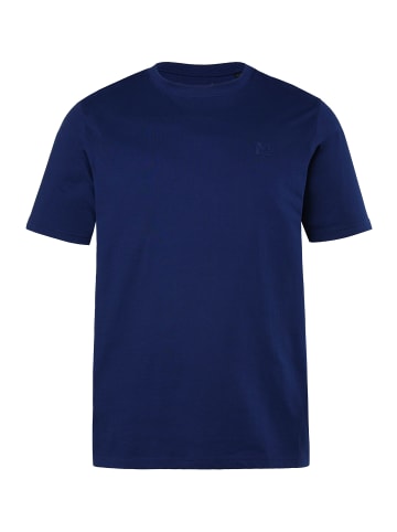 Men Plus Langer Schlafanzug in nachtblau