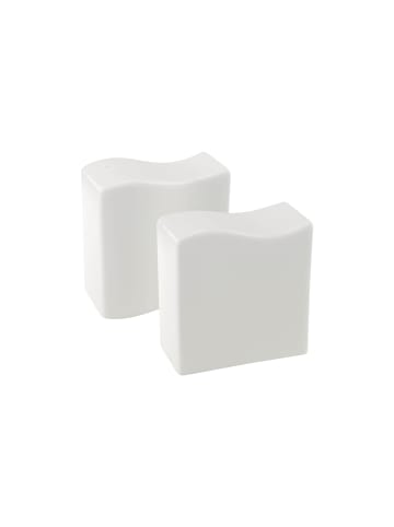Villeroy & Boch 2er Set Salz- und Pfefferstreuer NewWave 120 ml in weiß