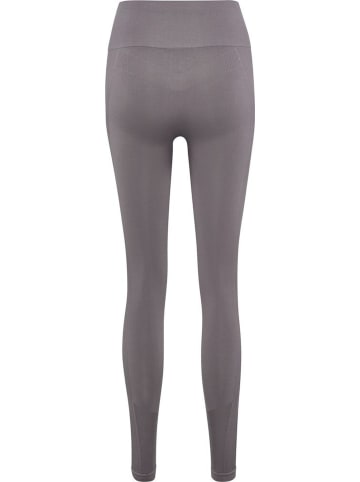 Hummel Leggings "Tif Seamless High Waist Tights" in Grau