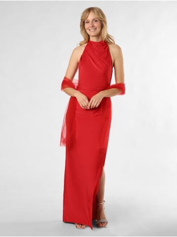 Unique Abendkleid mit Stola in rot