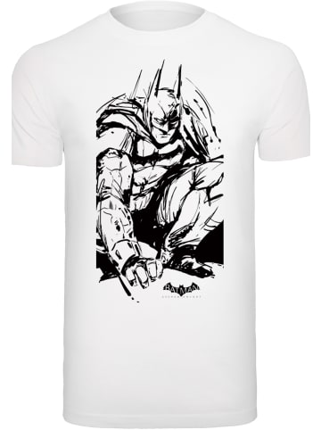 F4NT4STIC T-Shirt DC Comics Batman Arkham Knight Sketch in weiß