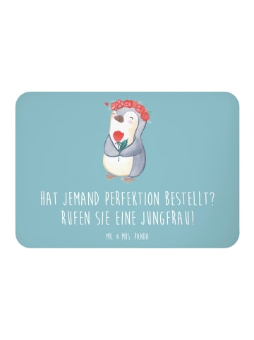 Mr. & Mrs. Panda Magnet Jungfrau Perfektion mit Spruch in Meeresbrise