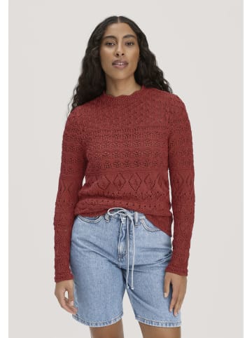 Hessnatur Hessnatur Strick Pullover Regular aus reiner Bio-Baumwolle in terrakotta