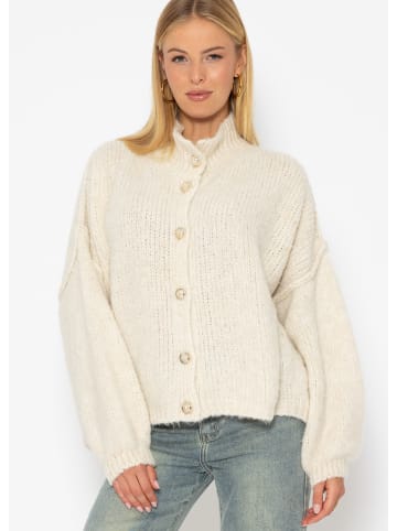 SASSYCLASSY Oversize Cardigan in Offwhite