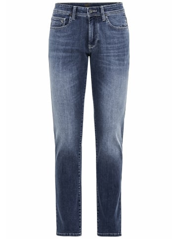 Camel Active Slim Fit Organic Cotton-Mix Jeans in Blau