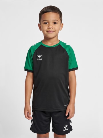 Hummel T-Shirt Raglanärmel Hmlmatch Kinder in BLACK/JELLY BEAN