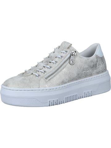 rieker Komfort-Slipper, Sneakers Low in beige-gold/weiss/lehm