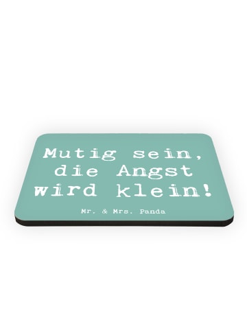Mr. & Mrs. Panda Whiteboard Magnet Spruch Angst überwinden mit S... in Meeresbrise