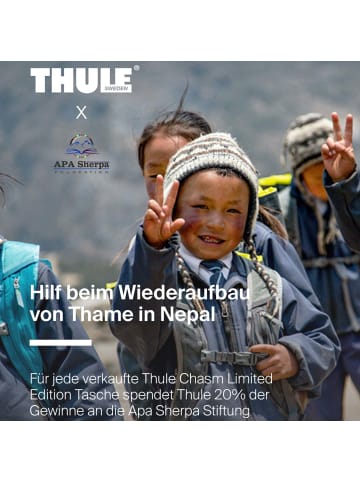 Thule Chasm 30 - Reisetasche/Rucksack 48.5 cm (darkest blue) in gentle beige