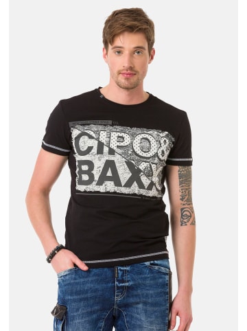 Cipo & Baxx T-Shirt in BLACK