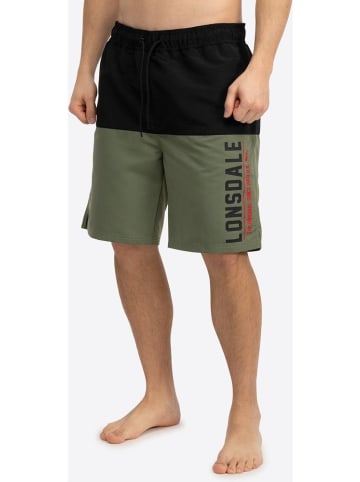 Lonsdale Short "Hayling Beachshorts Normale Passform" in Grün