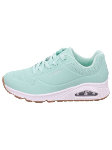 Skechers Damenschnürrschuhe halb modisch Durabuck Lace Up Fashion Sneak in  Grün