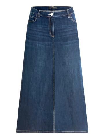 Betty Barclay Jeansrock mit Waschung in Dark Blue Denim