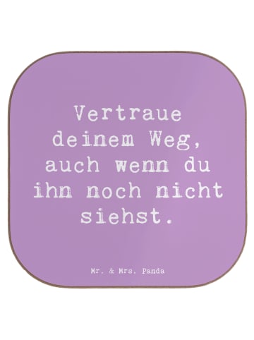 Mr. & Mrs. Panda Bierdeckel Spruch Zukunftsplanung Ungewissheit ... in Lavendeltraum