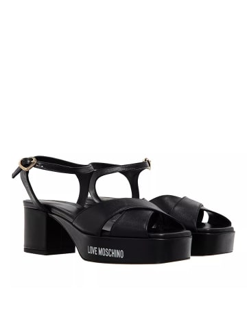 Love Moschino Rubber Logo Nero in black