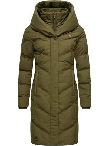 ragwear Wintermantel Natalka Melange in Light Olive