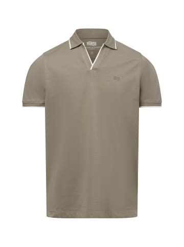 Finshley & Harding London Poloshirt in schilf weiß - 0002