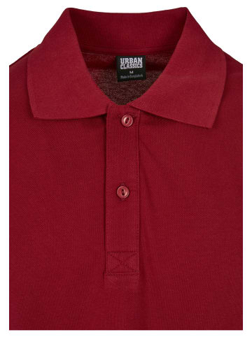 Urban Classics Polo Shirt in brickred