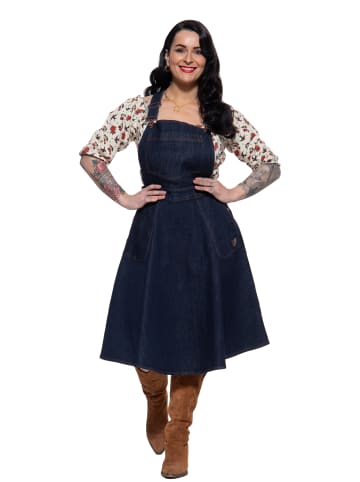 Queen Kerosin Queen Kerosin Latzkleid Josie in Denim