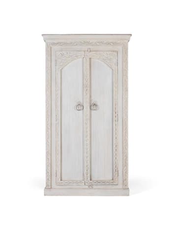 Giner y Colomer Handgefertigter 2-türiger Kleiderschrank aus Mangoholz in White