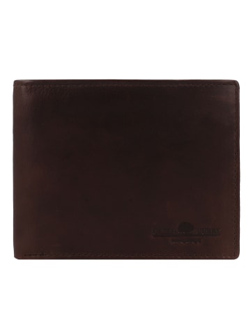 Greenburry Newport Geldbörse RFID Schutz Leder 12 cm coffee