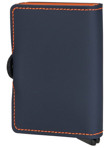 Secrid Geldbörse Twinwallet Matte in Night Blue-Orange