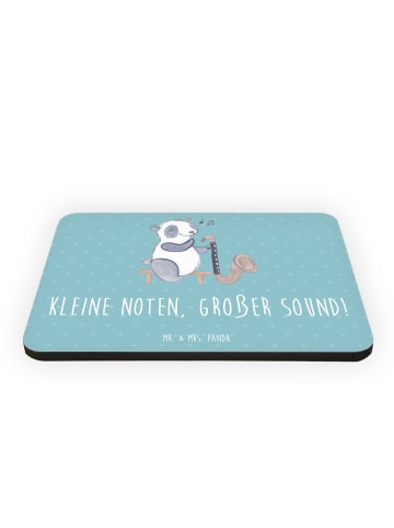 Mr. & Mrs. Panda Kühlschrankmagnet Bassklarinette Sound mit Spruch in Meeresbrise