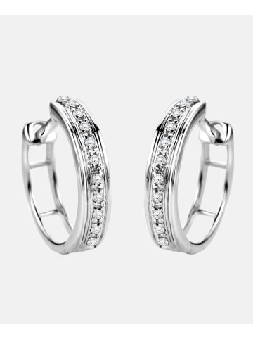 Diamant L'éternel Ohrringe aus 375 Weißgold mit Diamant