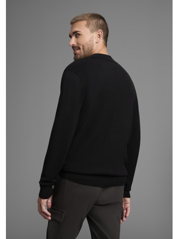 Bruno Banani Strickpullover in schwarz