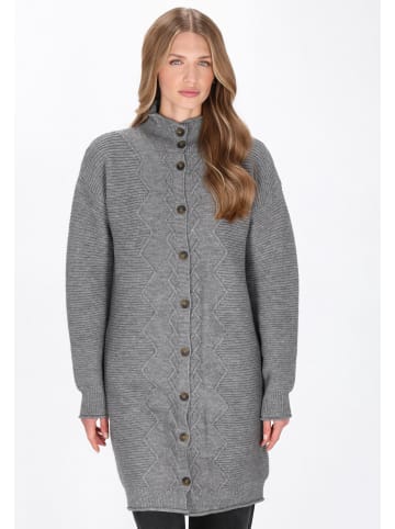 DreiMaster Vintage Women Cardigan in grey melange