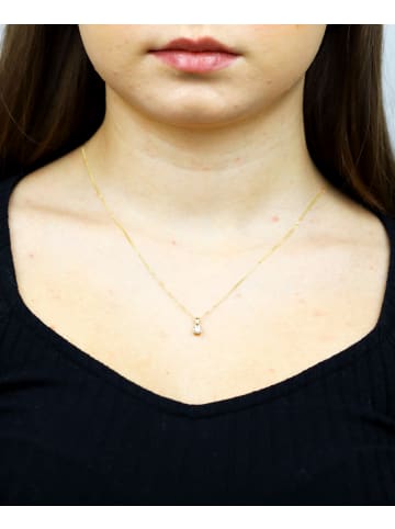 Diamant L'éternel Halskette aus 585 Gelbgold mit 0.2 Karat Diamant