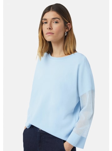 comma Strickpullover langarm in Blau