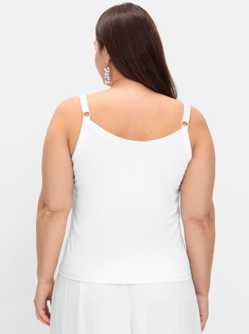 sheego Spaghettitop in offwhite