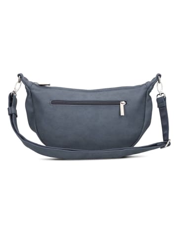 Zwei Mademoiselle.M Umhängetasche 34 cm nubuk blue