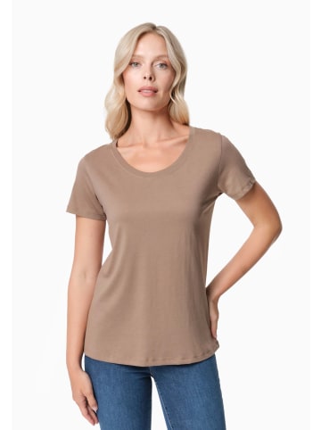 Organication T-Shirt "TIJEEN" in Kiesgrau