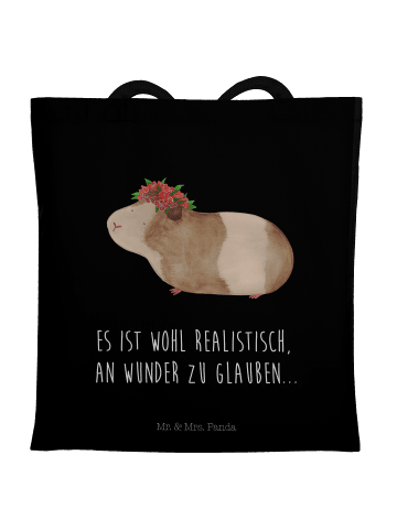 Mr. & Mrs. Panda shopping tasche Meerschweinchen Weisheit mit Sp... in Schwarz