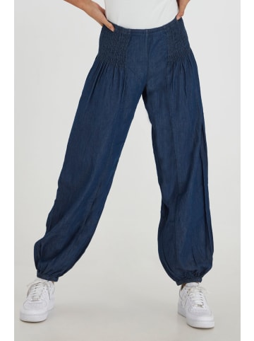 PULZ Jeans Schlupfhose in blau