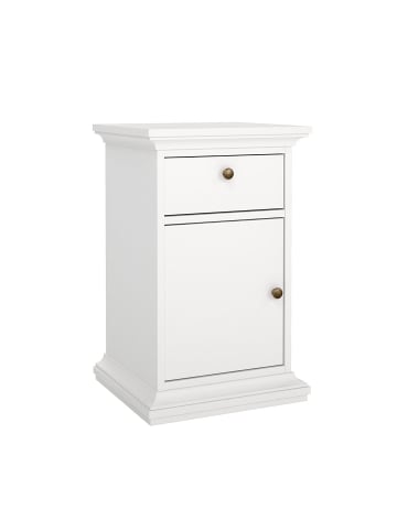 ebuy24 Nachttisch Venedig Weiß 44 x 40 cm