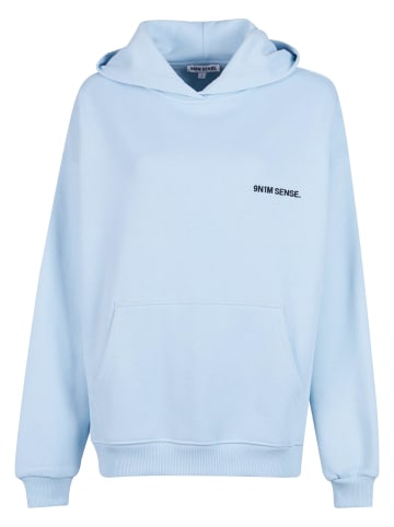 9N1M SENSE Kapuzenpullover in babyblue