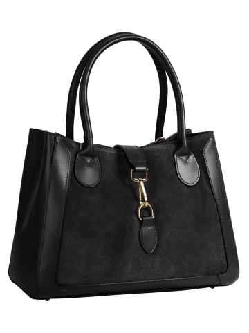 Samantha Look Shopper echt Leder in schwarz