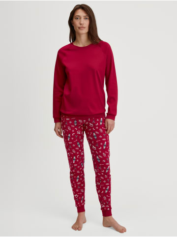 Calida Pyjama in deep red